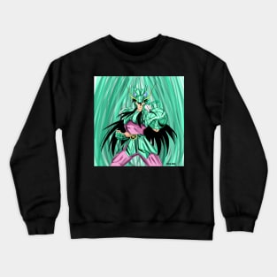 shiryu the dragon saint in shield armor Crewneck Sweatshirt